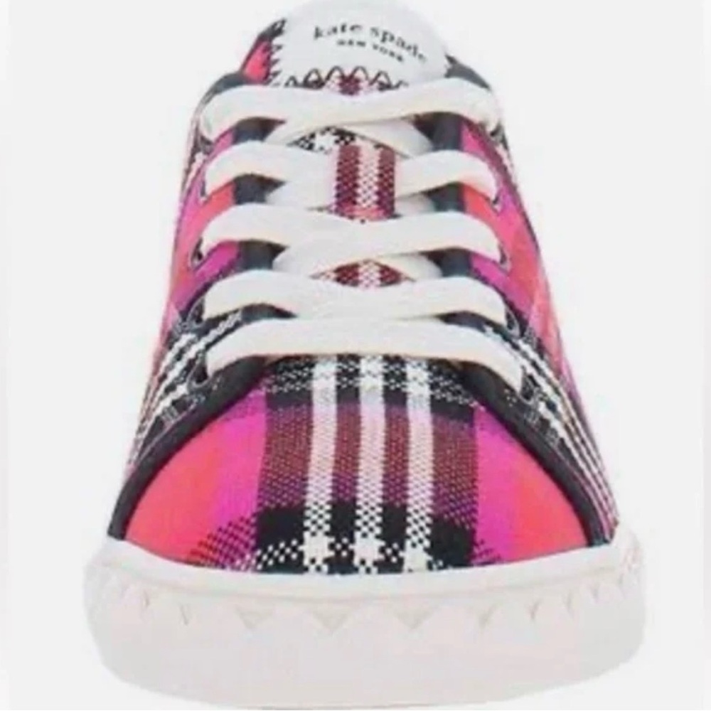 Plaid Pink Women's Sneakers